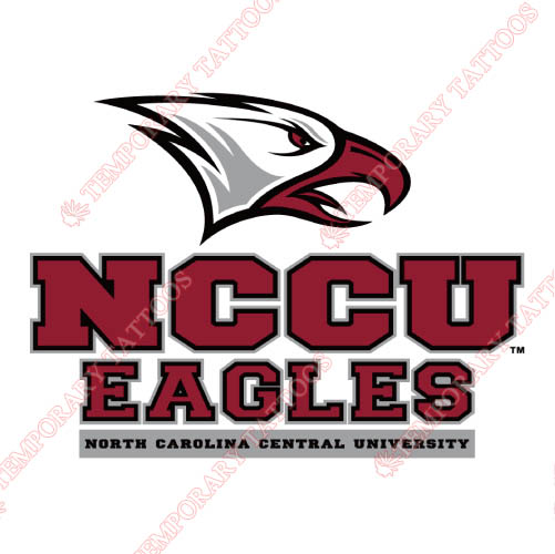NCCU Eagles Customize Temporary Tattoos Stickers NO.5371